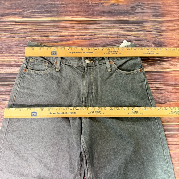 NWOT Zara TRF RELAXED FOLD UP LOW-RISE JEANS size 8 - Picture 6 of 7